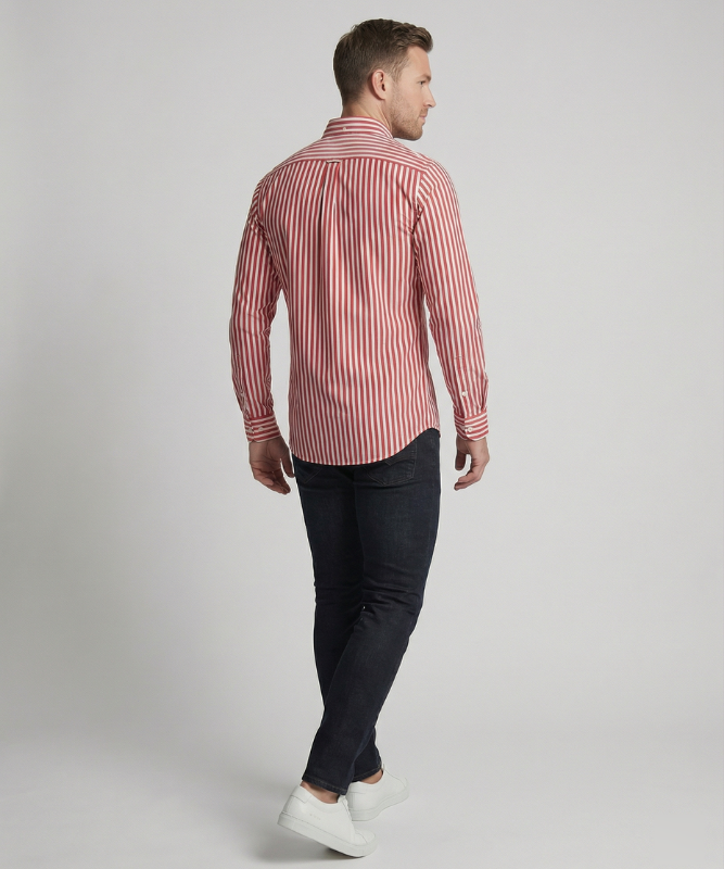 Aldric | Men's Striped Button-Down Shirt