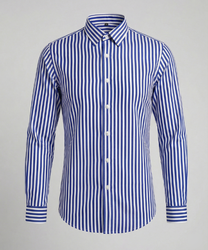 Aldric | Men's Striped Button-Down Shirt