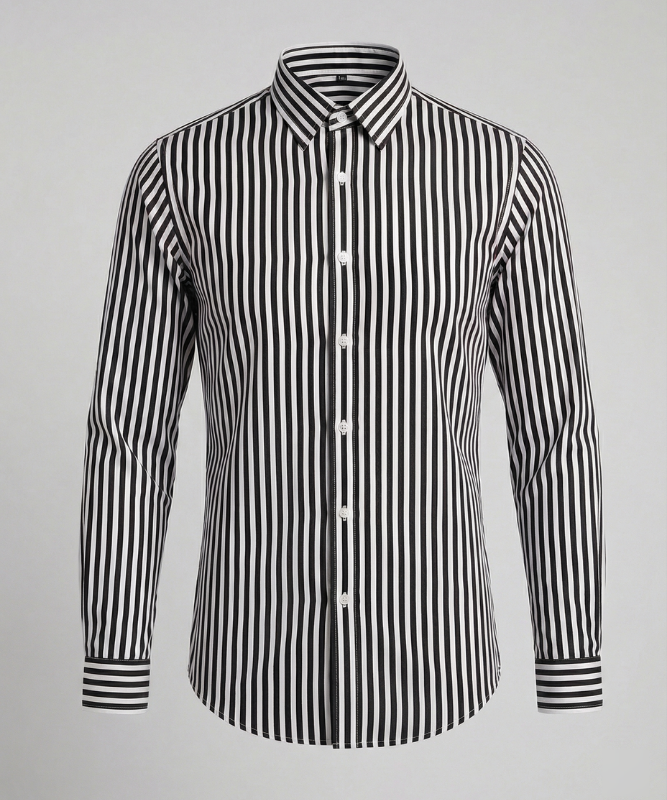 Aldric | Men's Striped Button-Down Shirt