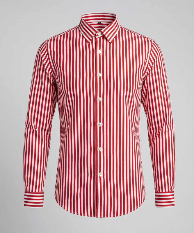 Aldric | Men's Striped Button-Down Shirt