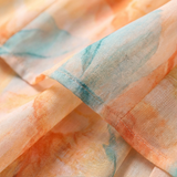 Aurelia | Women Peach Dress With Halter Neck | Maxi