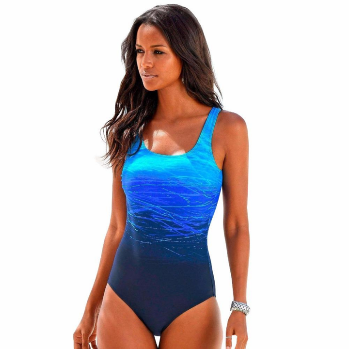 Ava | Women's Quick-Dry Scoop Neck One-Piece Swimsuit