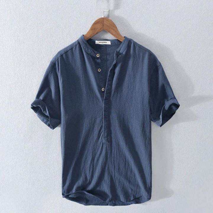 Bastian | Men's Short Sleeve Popover Shirt
