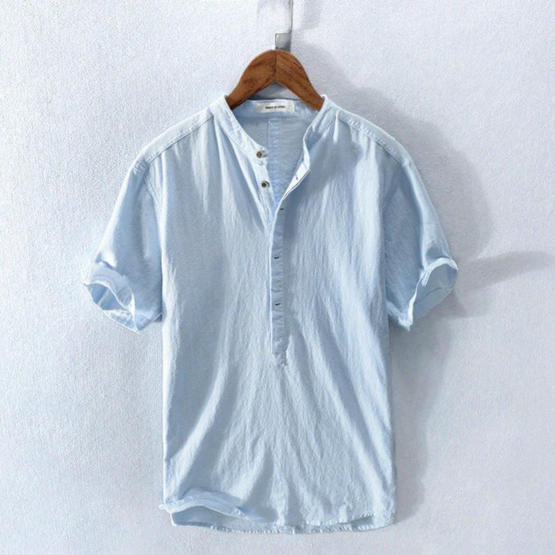 Bastian | Men's Short Sleeve Popover Shirt