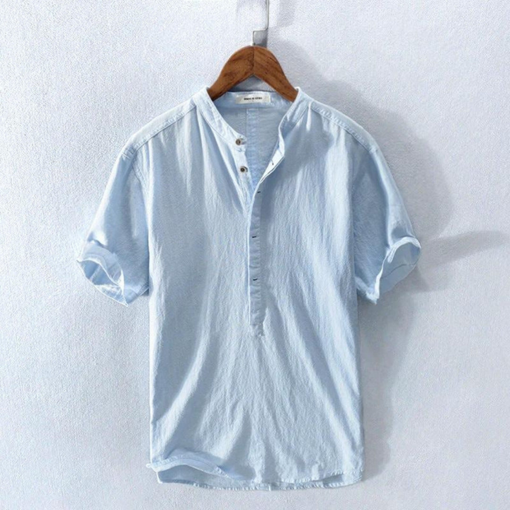 Bastian | Men's Short Sleeve Popover Shirt