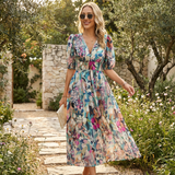 Blythe | Women Dress With Floral Print | Midi