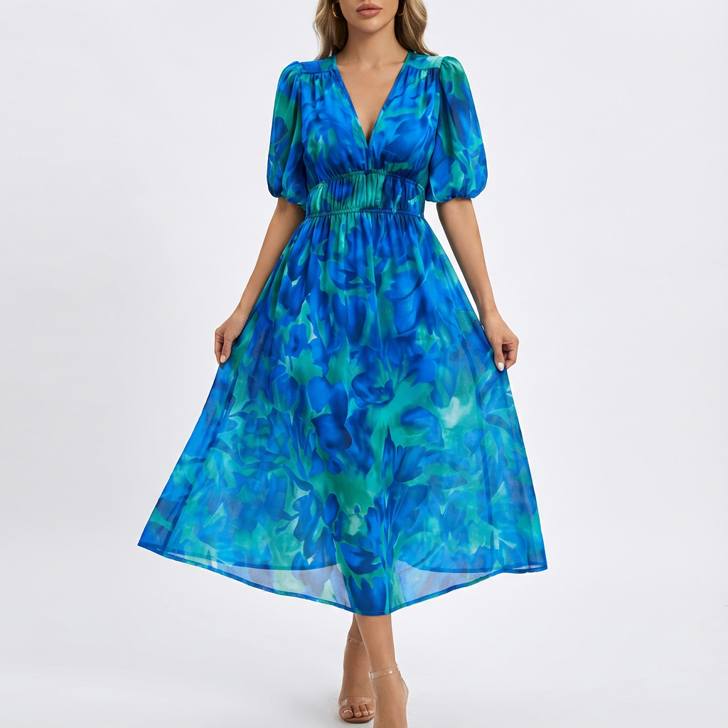 Blythe | Women Dress With Floral Print | Midi