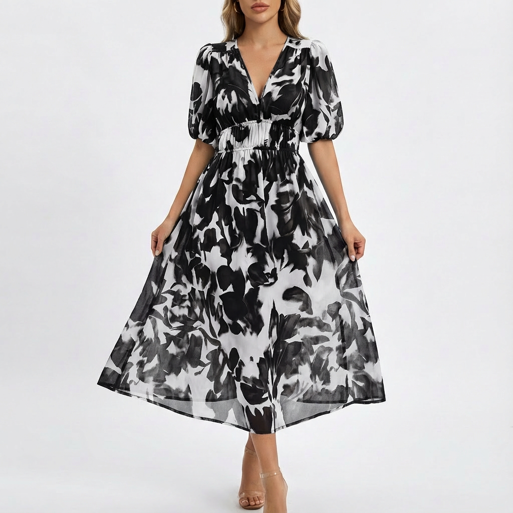 Blythe | Women Dress With Floral Print | Midi