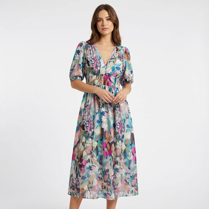 Blythe | Women Dress With Floral Print | Midi