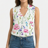 Brielle | Women Blouse With Wrap Front | Vest