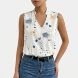 Brielle | Women Blouse With Wrap Front | Vest