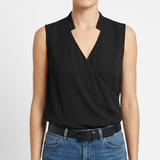 Brielle | Women Blouse With Wrap Front | Vest