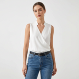 Brielle | Women Blouse With Wrap Front | Vest
