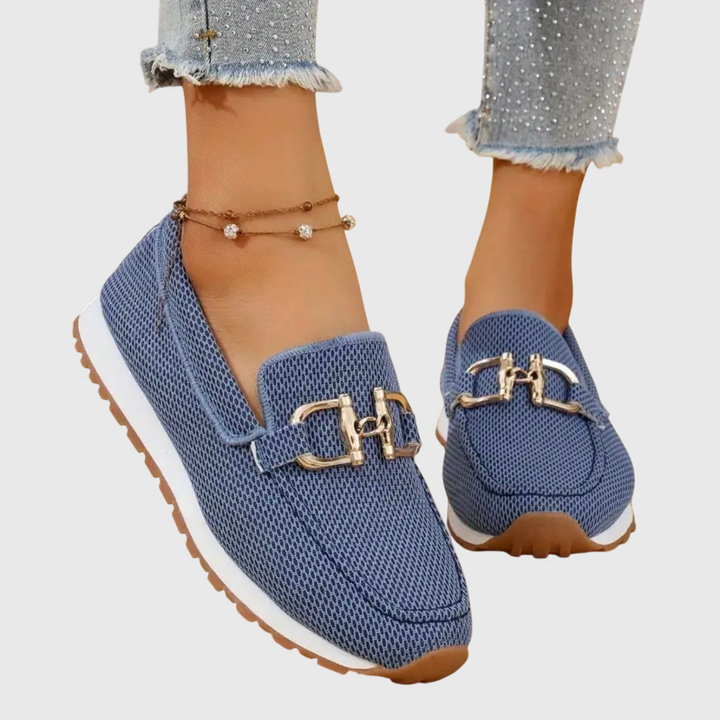 Brynn | Women's Casual Buckle Slip-On Loafers
