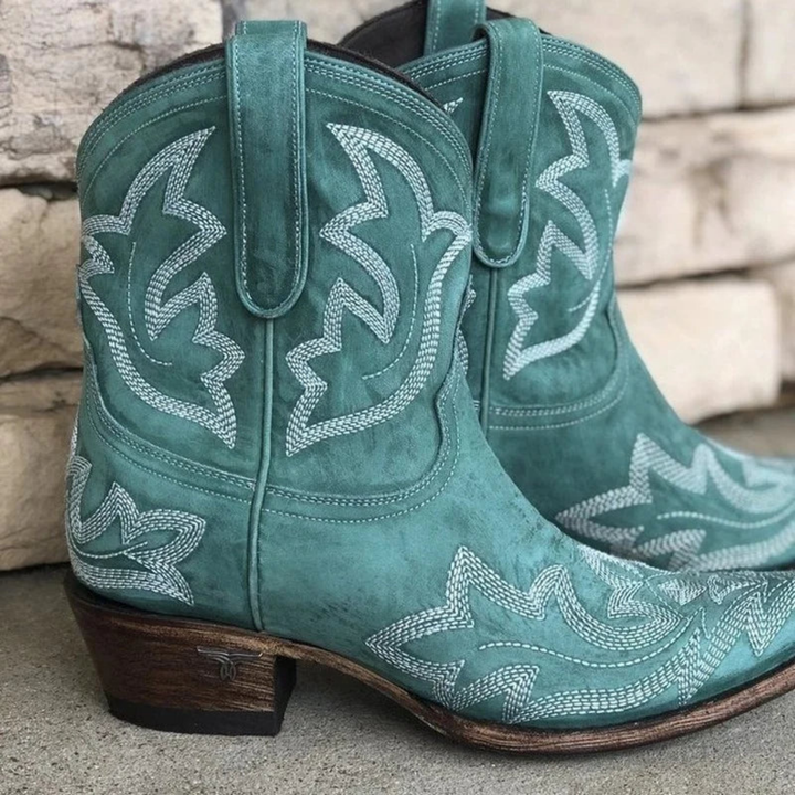 Brynn | Women's Leather Short Cowgirl Boots