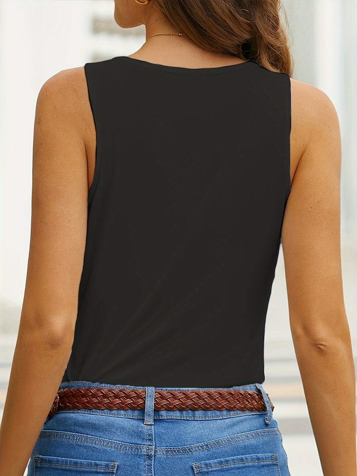 Calla | Women's Lightweight Scallop V-Neck Tank Top