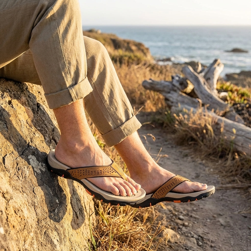 Callum | Men's Breathable Flip Flop Sandals