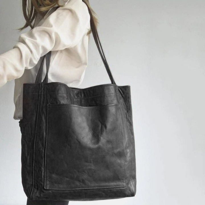 Callum | Women's Leather Large Shoulder Tote Bag
