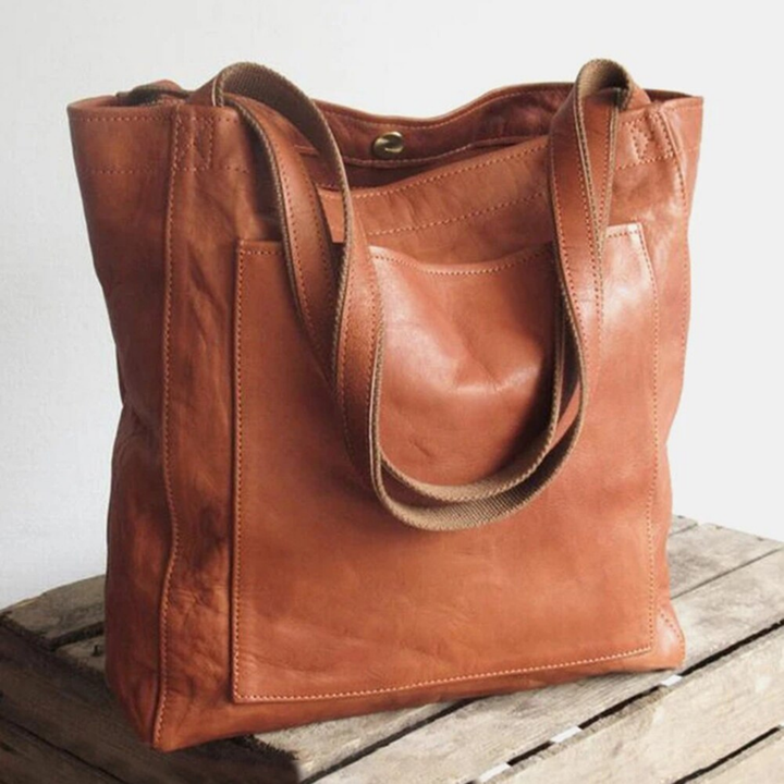 Callum | Women's Leather Large Shoulder Tote Bag