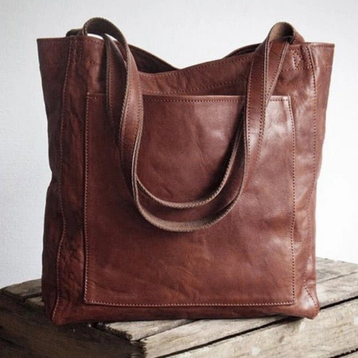 Callum | Women's Leather Large Shoulder Tote Bag