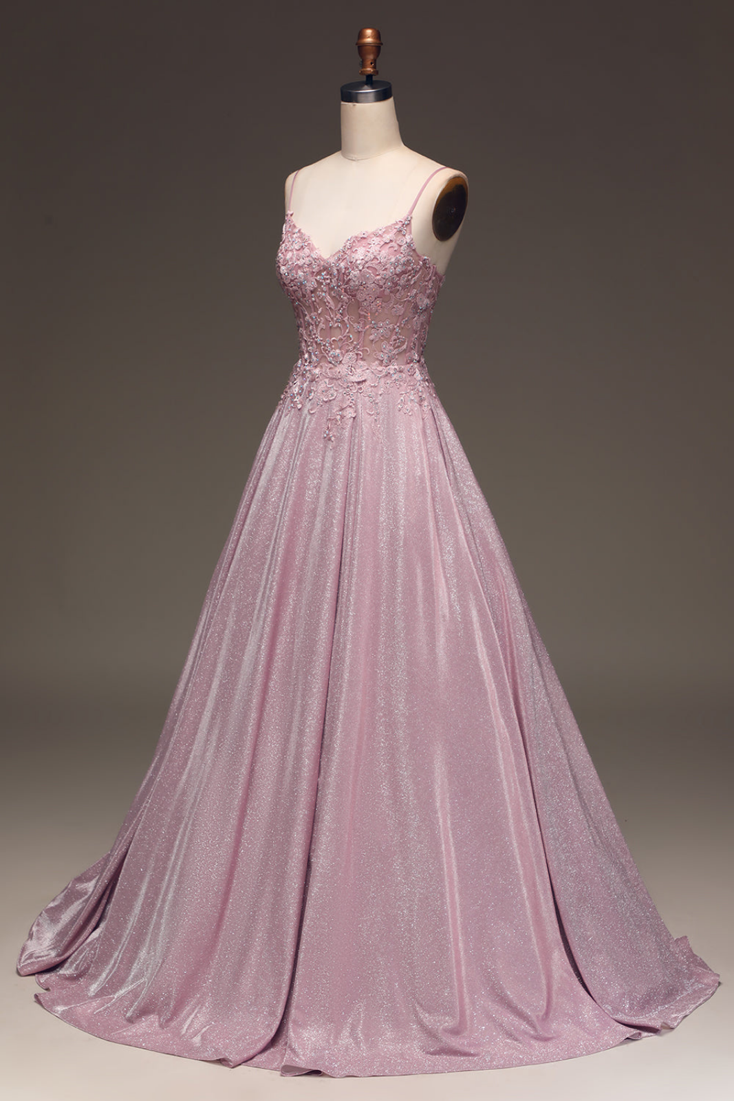 Celeste | Women's Chiffon Lace Appliqué A-Line Wedding Guest Dress