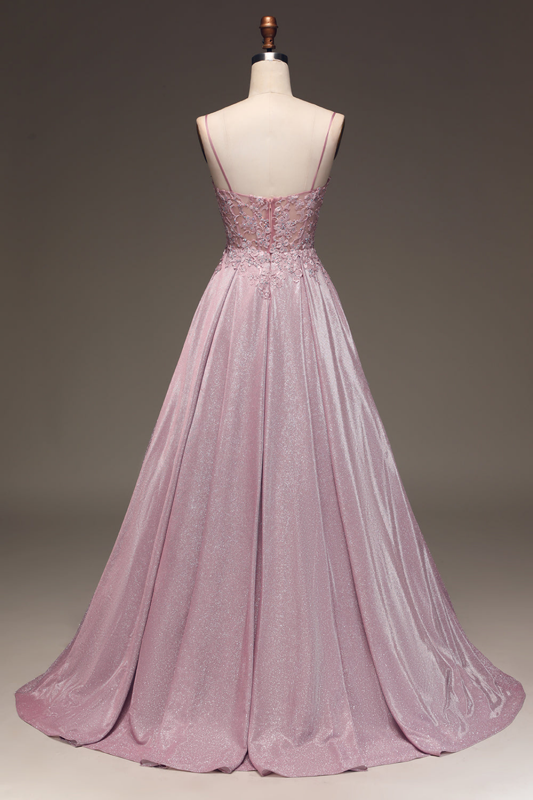 Celeste | Women's Chiffon Lace Appliqué A-Line Wedding Guest Dress