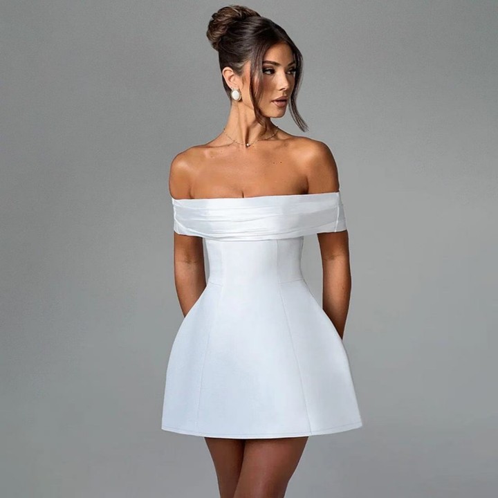 Celeste | Women's Lightweight White Graduation Dress