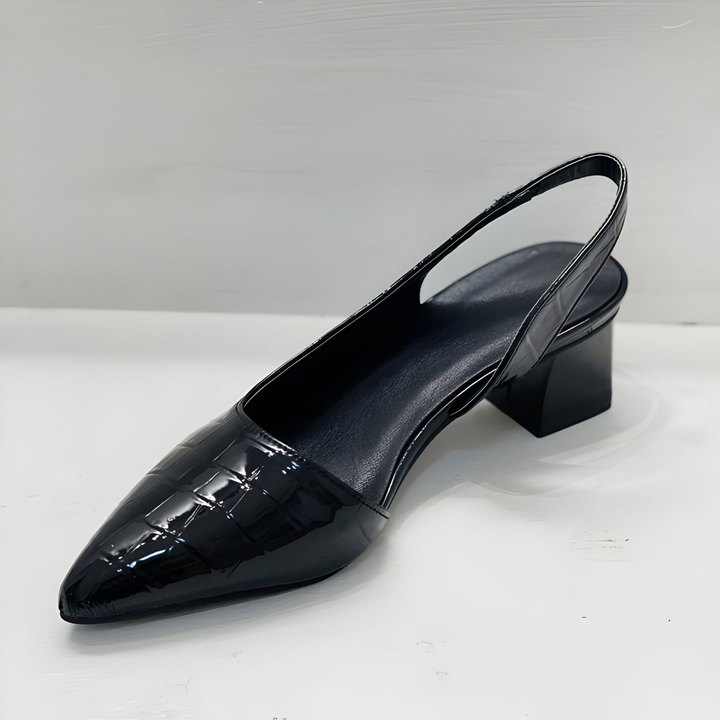 Demi | Women's Pointed Toe Slingback Block Heels