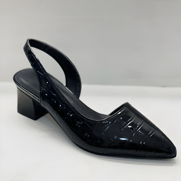 Demi | Women's Pointed Toe Slingback Block Heels