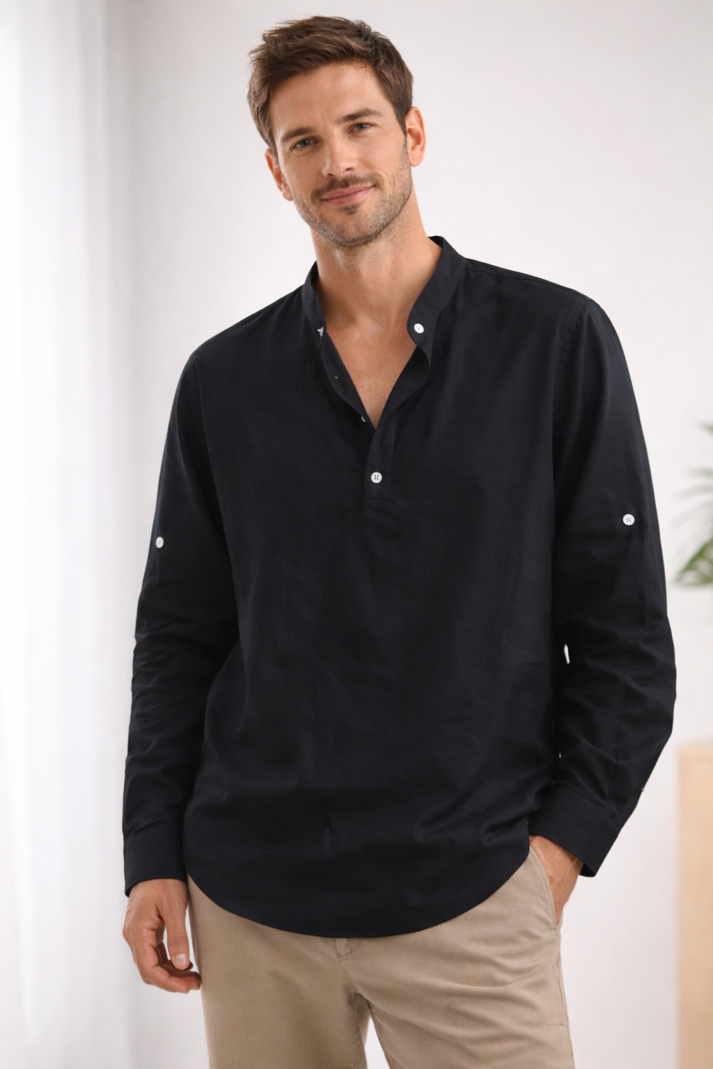 Florian | Men's Casual Popover Shirt