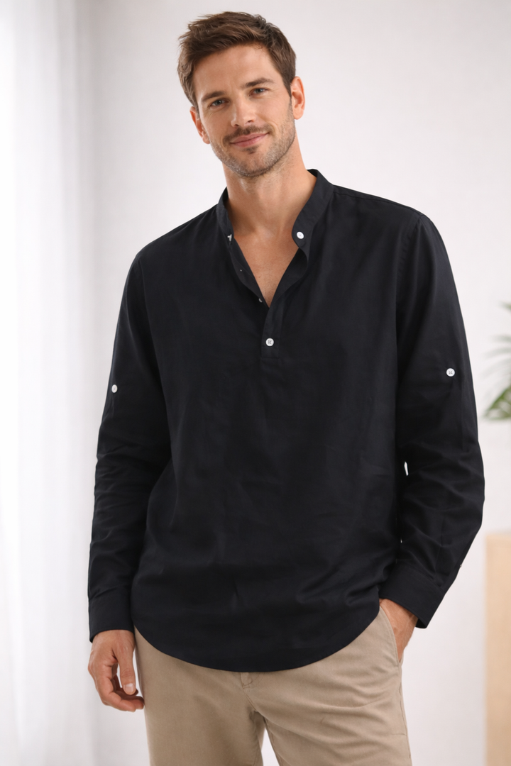 Florian | Men's Casual Popover Shirt