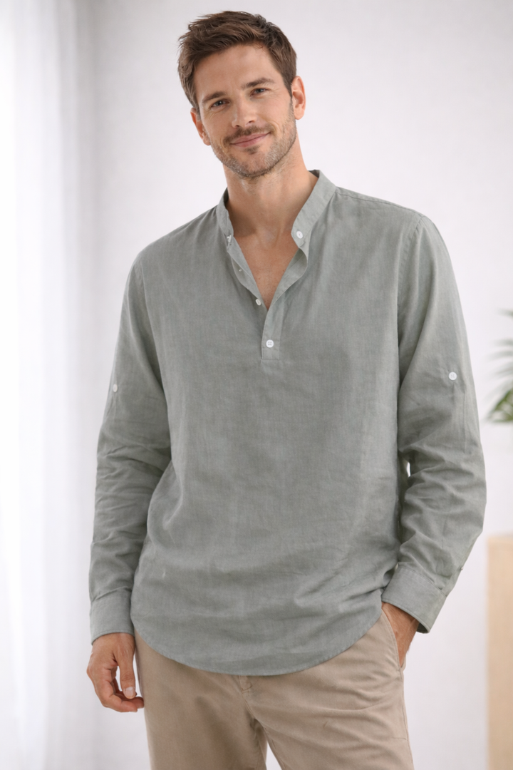 Florian | Men's Casual Popover Shirt