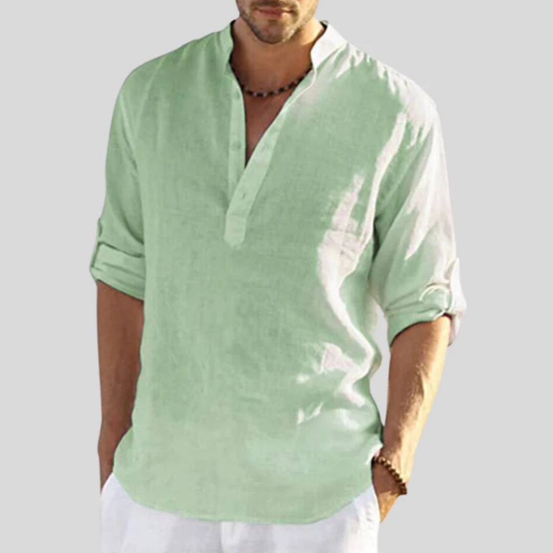 Florian | Men's Casual Popover Shirt