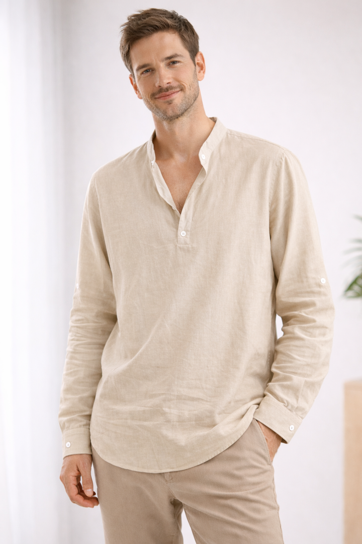 Florian | Men's Casual Popover Shirt