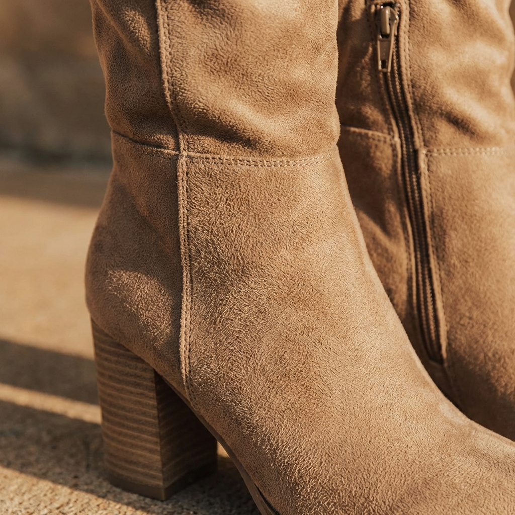 Freya | Women Boots With Block Heel | Knee High