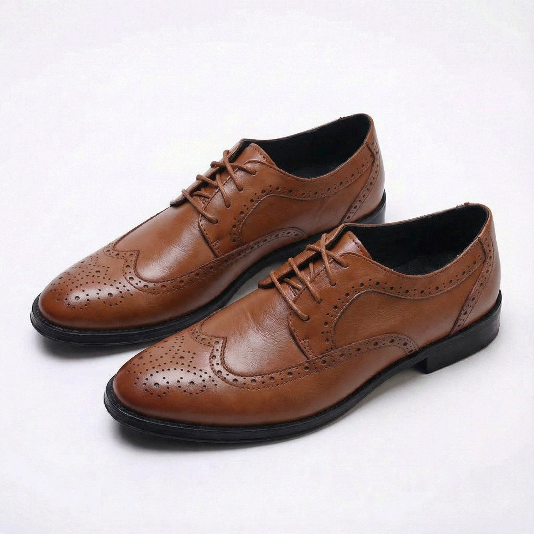 George | Men's Oxford Shoes With Brogue Detail And Wingtip Design | Classic