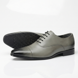 George | Men's Oxford Shoes With Cap Toe And Burnished Finish | Distinguished