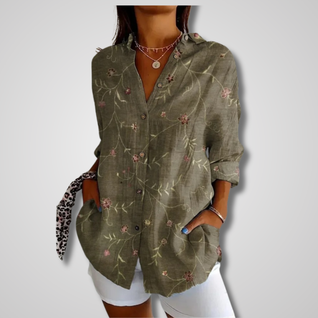 Goldie | Women's Casual Collared Blouse