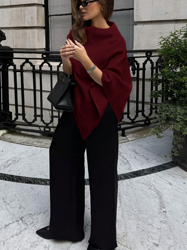 Harlow | Women's Oversized Poncho Shirt