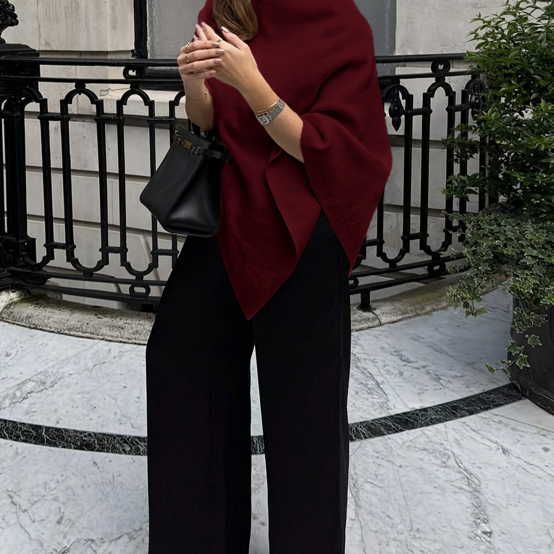 Harlow | Women's Oversized Poncho Shirt