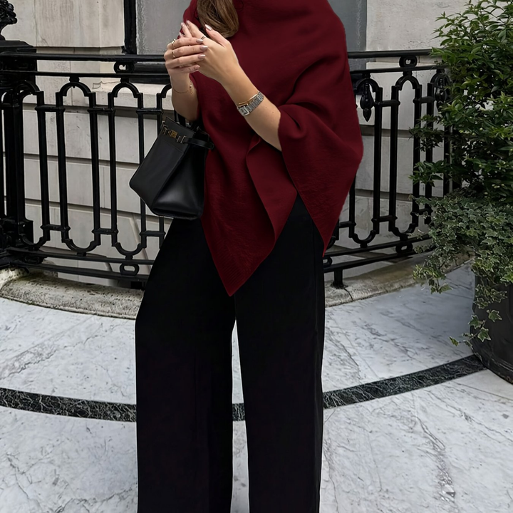 Harlow | Women's Oversized Poncho Shirt
