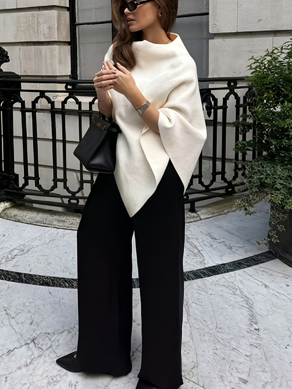Harlow | Women's Oversized Poncho Shirt