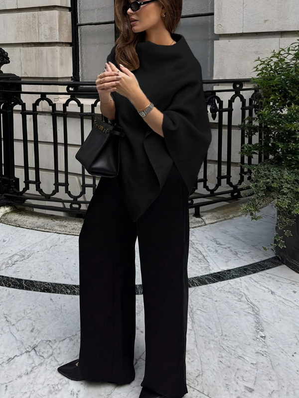 Harlow | Women's Oversized Poncho Shirt