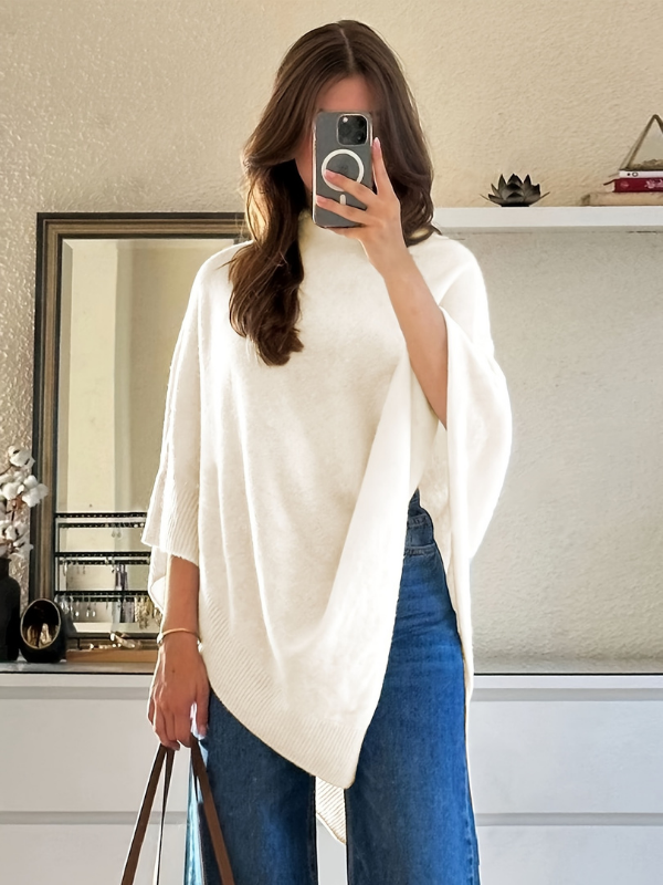Harlow | Women's Oversized Poncho Shirt