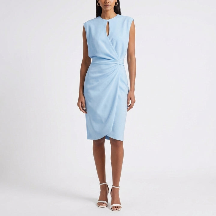 Jolene | Women's Breathable Sleeveless Keyhole Midi Dress