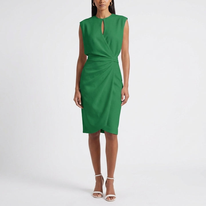 Jolene | Women's Breathable Sleeveless Keyhole Midi Dress