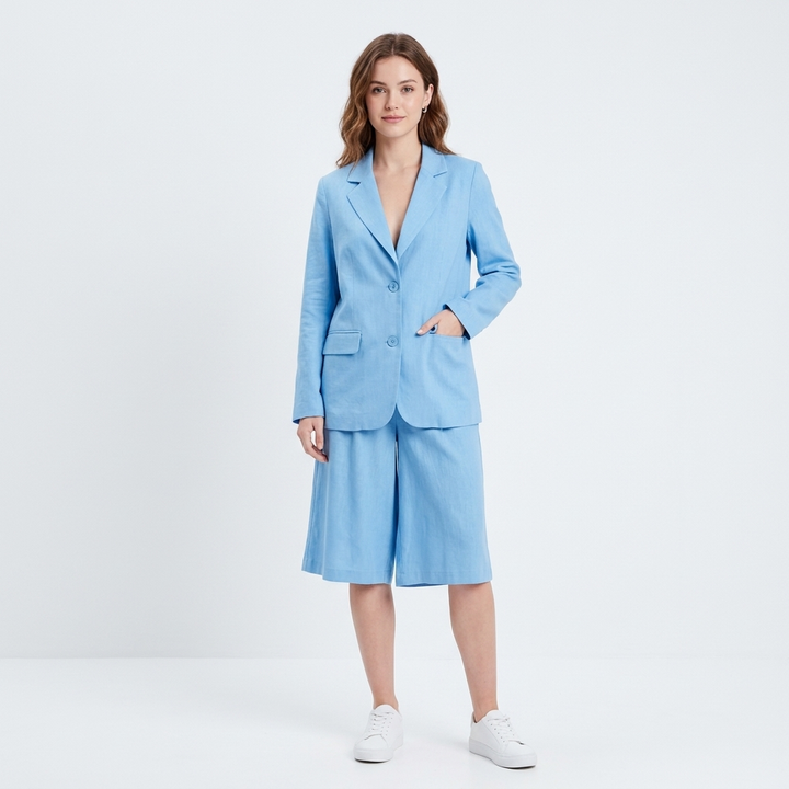 Jolene | Women's Linen Blazer & Shorts Co-ord Set