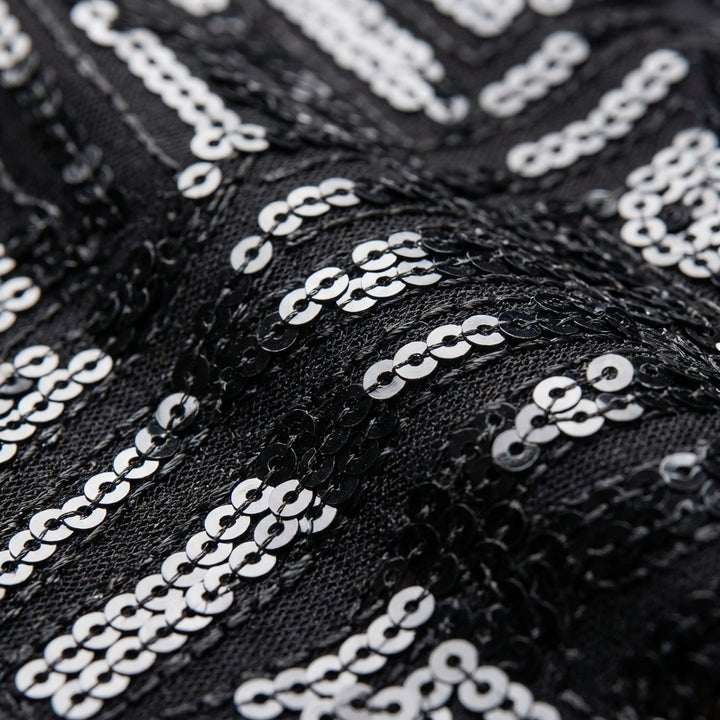 Jolene | Women's Sequin Flared Trousers Glamorous