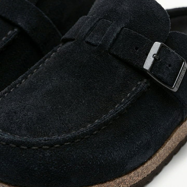 Jolene | Women's Suede Buckle Flat Loafers
