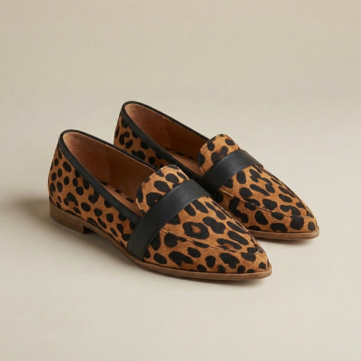 Jolene | Women's Suede Pointed Toe Flat Loafers